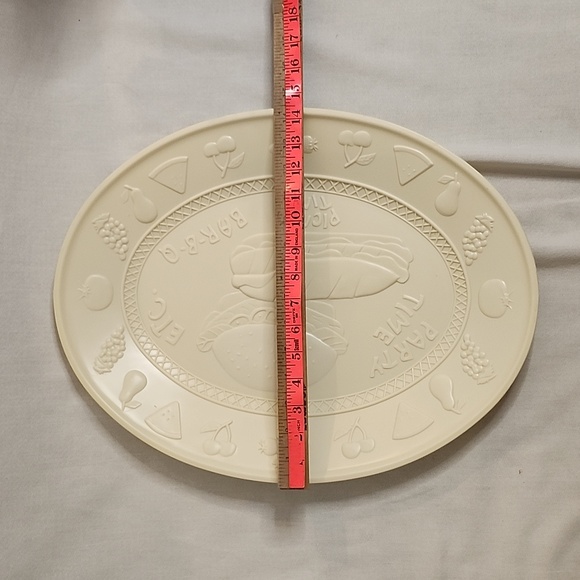 3pc Plastic Party Platter and Bowls - Picture 5 of 16